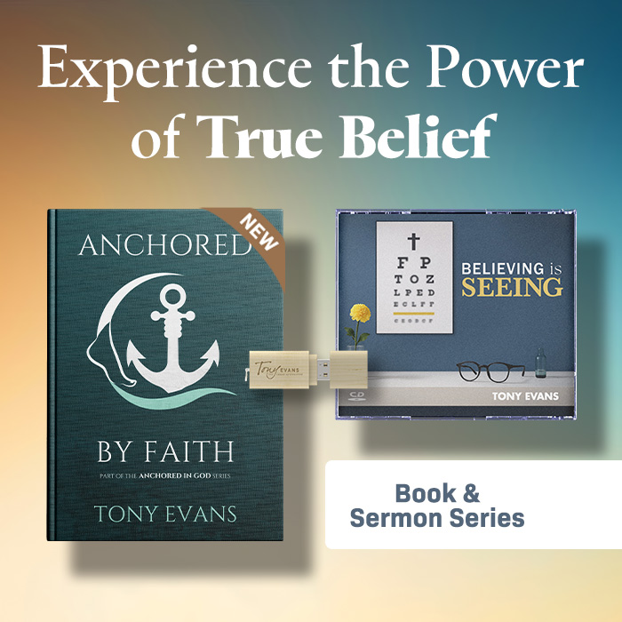 Experience the Power of True Belief with our current offer: Believing is Seeing CD Series + Anchored by Faith book
