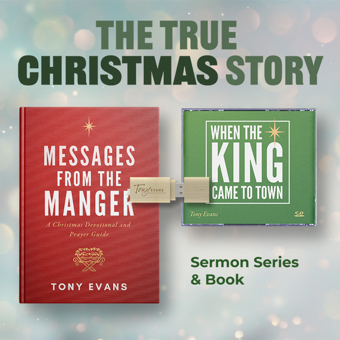 Current offer: When the King Came to Town sermon series and new Christmas book: Messages from the Manger devo