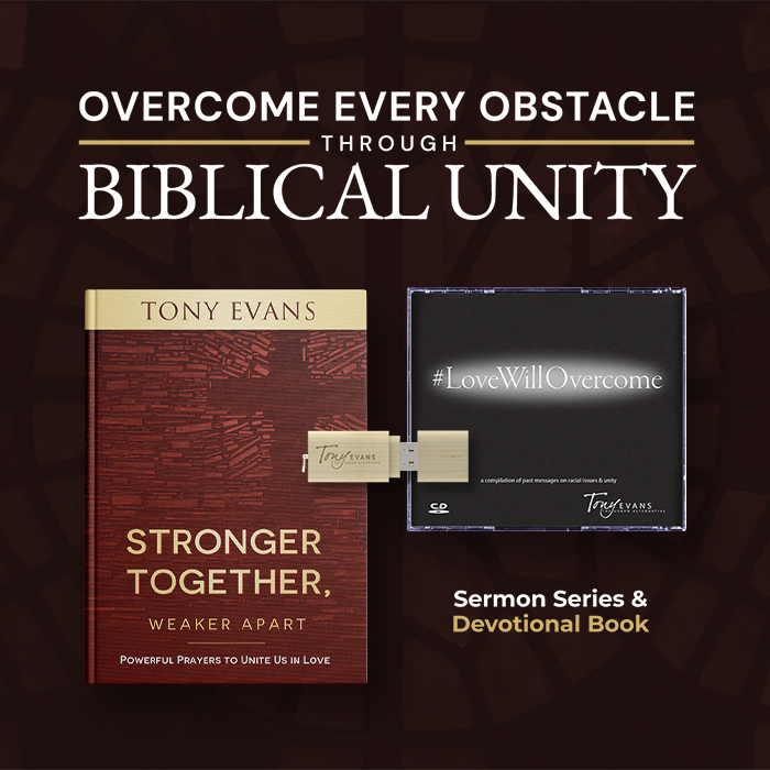 Overcome every obstacle through biblical unity with our current offer. #Love Will Overcome sermon series and Stronger Together, Weaker Apart devotional book.